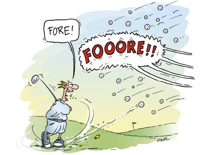 Golfsport – schmunzeln erlaubt